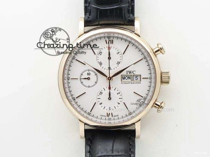 MIROTIME 0509 RelaxedFit Big Pilot Real PR IW500435 “Muhammad Ali” ZF Best Edition On Black Leather Strap A 7295
